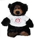 black bear with personalized tee