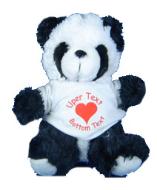 panda bear from ms teddy bear