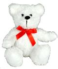 white teddy bear