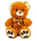 brown teddy bear with beary feet