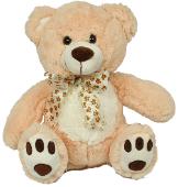 soft cream teddy bear with paws
